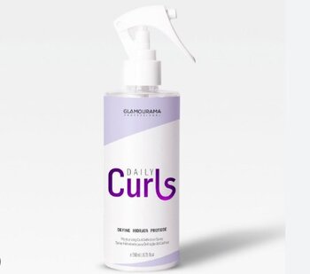 SPRAY DAILY CURLS HIDRATANTE P/ DEFINIÇÃO CACHOS GLAMOURAMA 260ML