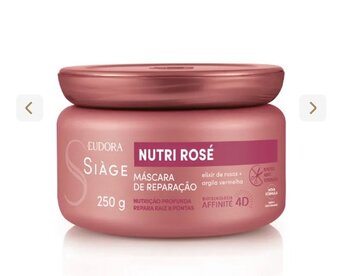 MASCARA SIAGE NUTRI ROSE EUDORA 250G