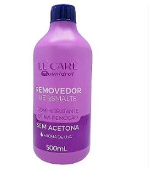 REMOVEDOR SEM ACETONA ROXO LE CARE 500ML