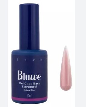 GEL PARA UNHA CAPA BASE ESTRUTURAL NATURAL PINK BLUWE 10ML