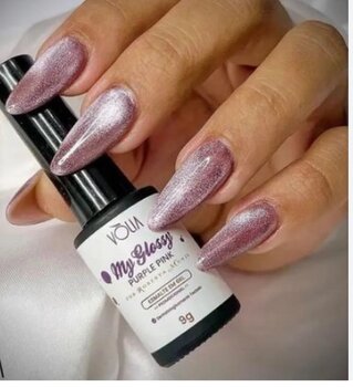 ESMALTE EM GEL VOLIA MY GLOSSY PURPLE PINK 9G