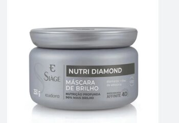 MASCARA SIAGE NUTRI DIAMOND EUDORA 250ML