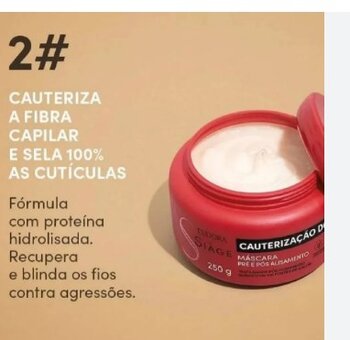 MASCARA SIAGE CAUTERIZACAO DOS LISOS EUDORA 250G