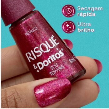 ESMALTE RISQUE SOU TOPPING 8ML