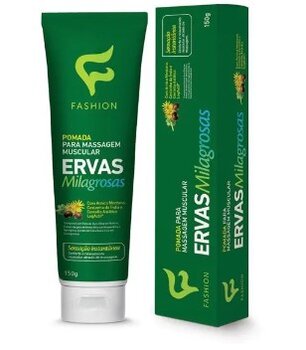 POMADA MASSAGEADORA ERVAS MILAGROSAS 150G