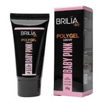 POLYGEL BABY PINK BRILIA NAILS 30G