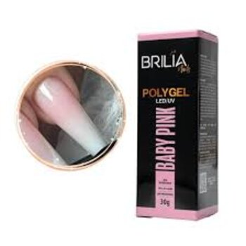 POLYGEL BABY PINK BRILIA NAILS 30G