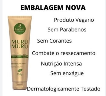 LEAVE IN POUPA EM CREME MURUMURU HASKELL 150ML