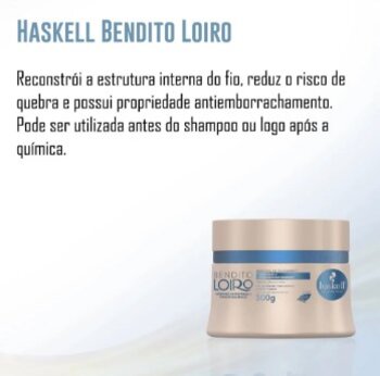 MASCARA BENDITO LOIRO HASKELL 300GR