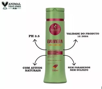 SHAMPOO BANANEIRA HASKELL 300ML