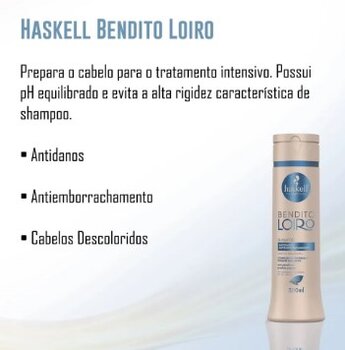 SHAMPOO BENDITO LOIRO HASKELL 300ML