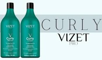 KIT CURLY SHAMPOO E LEAVE IN VIZET 1L