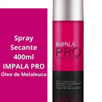 SPRAY SECANTE DE ESMALTE OLEO DE MELALEUCA IMPALA 400ML