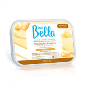 CERA BARRA DEPIL BELLA CHOCOLATE BRANCO 200G