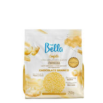 CERA CONFETE CHOCOLATE BRANCO DEPIL BELLA 250G