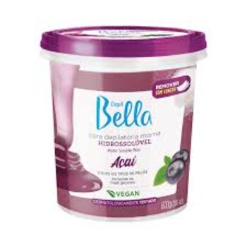 CERA HIDROSSOLUVEL ACAI 600G DEPIL BELLA