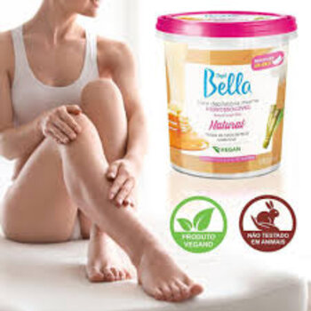 CERA HIDROSSOLUVEL NATURAL DEPIL BELLA 600G