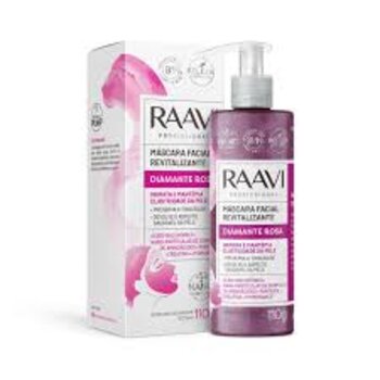 MASCARA FACIAL REVITALIZANTE DIAMANTE ROSA RAAVI 110G