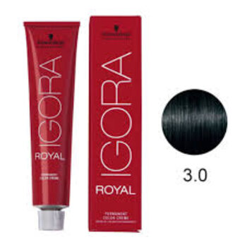 COLORACAO IGORA ROYAL 3.0 CASTANHO ESCURO 60G