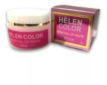 REMOVEDOR DE CÍLIOS EM CREME PASTA HELEN COLOR PINK 15G