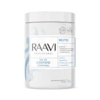 GEL DE CONTATO CORPORAL NEUTRO RAAVI 1KG