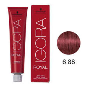 COLORAÇAO IGORA ROYAL 6.88 LOURO ESCURO VERMELHO EXTRA 60g