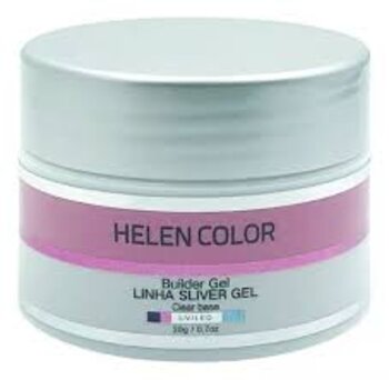 GEL PARA UNHA BUILDER SILVER CLEAR BASE HELEN COLOR 20G