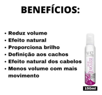 MOUSSE PARA CABELOS CACHEADOS NEEZ 150ML