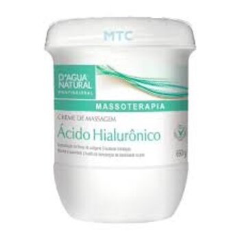 CREME DE MASSAGEM ACIDO HIALURONICO DAGUA NATURAL 650G