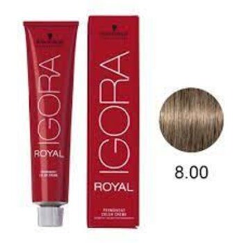 COLORACAO IGORA ROYAL 8.00 LOURO CLARO NAT. EXTRA 60g