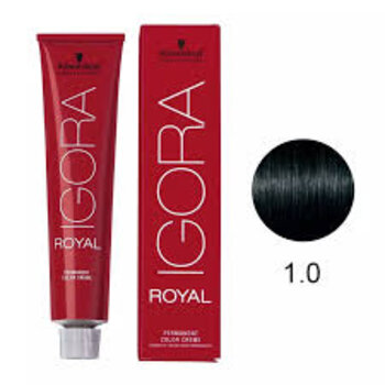 COLORACAO IGORA ROYAL 1.0 PRETO NATURAL 60g