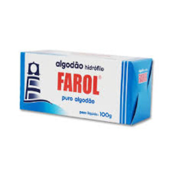 ALGODAO FAROL BRANCO CAIXA 100G