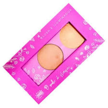 BLUSH E ILUMINADOR COR 01 SUPER PODERES