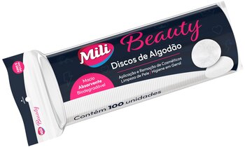 DISCOS DE ALGODAO MILI 100UN