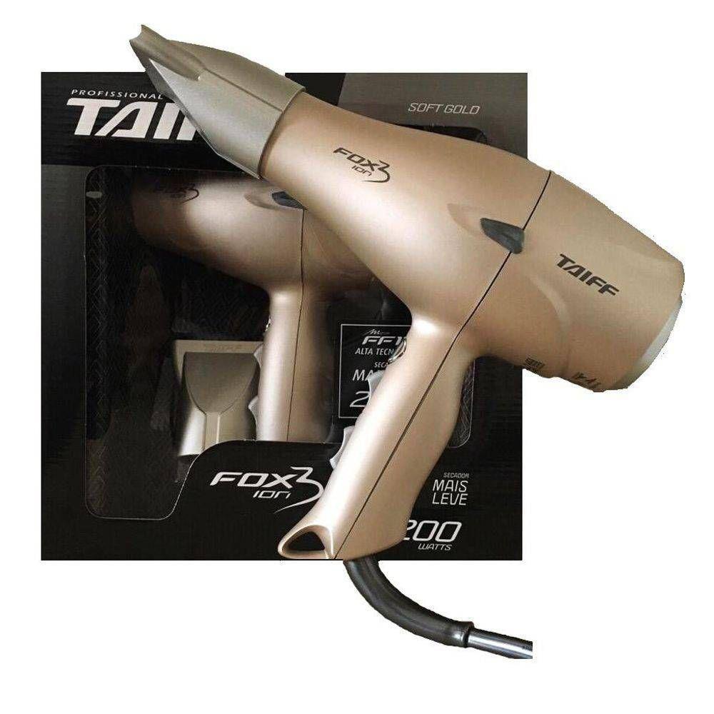 Taiff Secador De Cabelo Fox Ion3 Rose Profissional 2200w