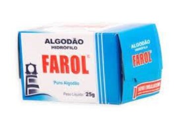 ALGODAO FAROL CAIXA 100G